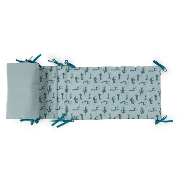 Tour de lit bleu Sous mon baobab