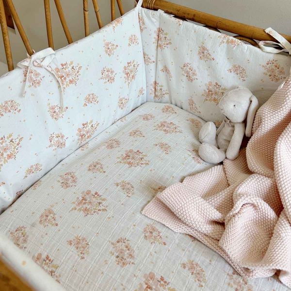 Tour de lit Hugo Bouquet Greige