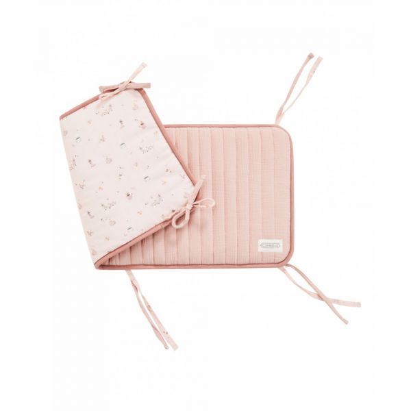 Protège barreaux de lit modulable Bucolique rose