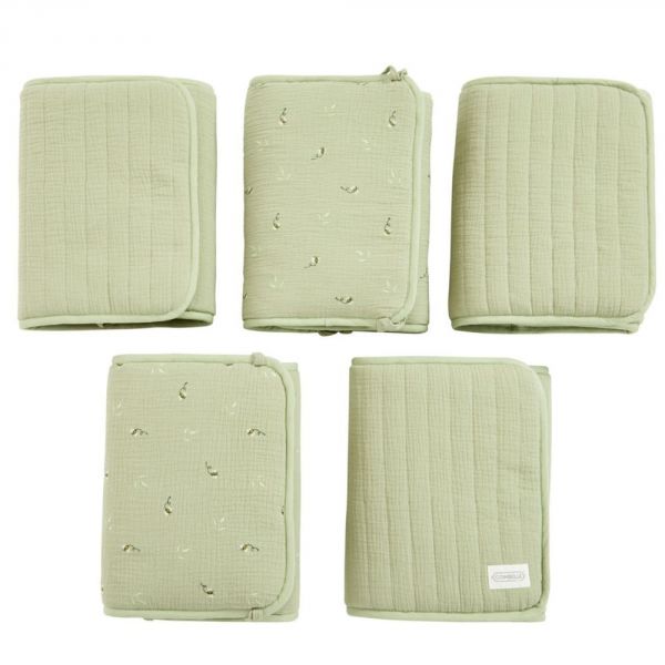 Protège barreaux de lit modulable Bucolique vert