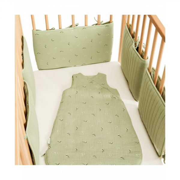 Protège barreaux de lit modulable Bucolique vert
