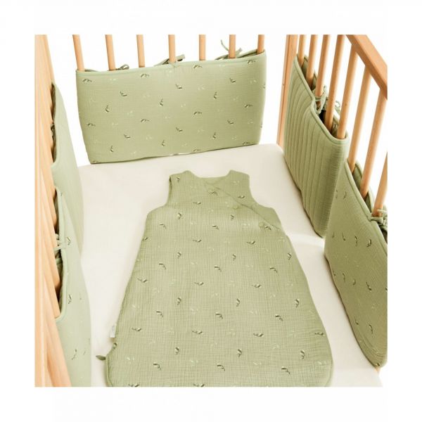 Protège barreaux de lit modulable Bucolique vert