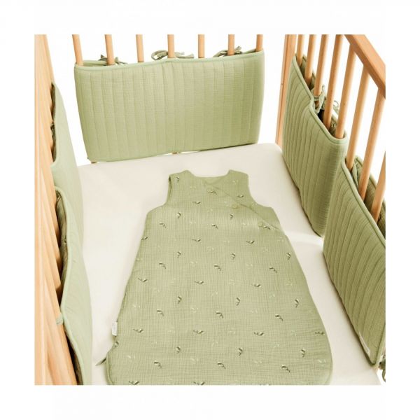 Protège barreaux de lit modulable Bucolique vert