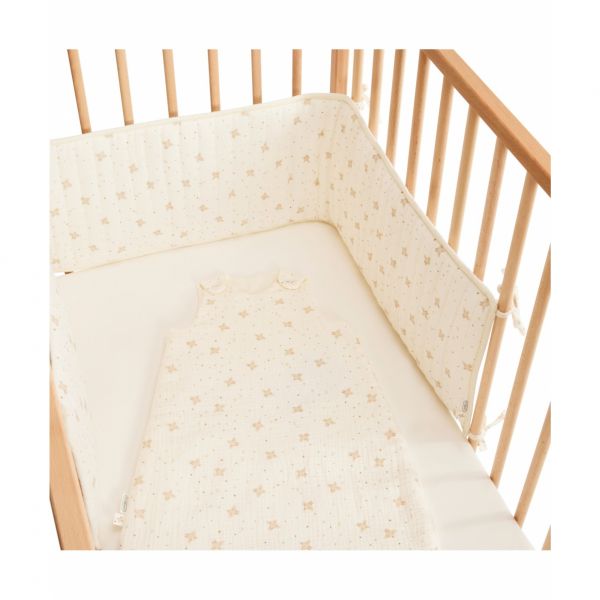 Tour de lit matelassé Hirondelle Ecru