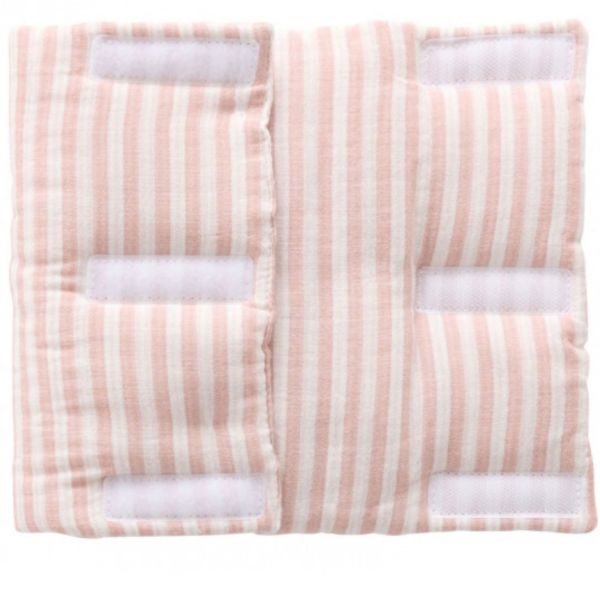 Protège barreaux tour de lit modulable respirant vieux rose