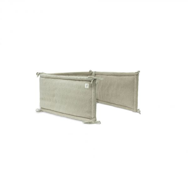 Tour de lit/Tour de parc 180 x 30 cm Grain Knit Olive Green