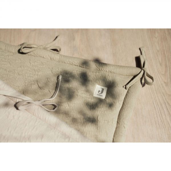 Tour de lit/Tour de parc 180 x 30 cm Soft Waves Olive Green