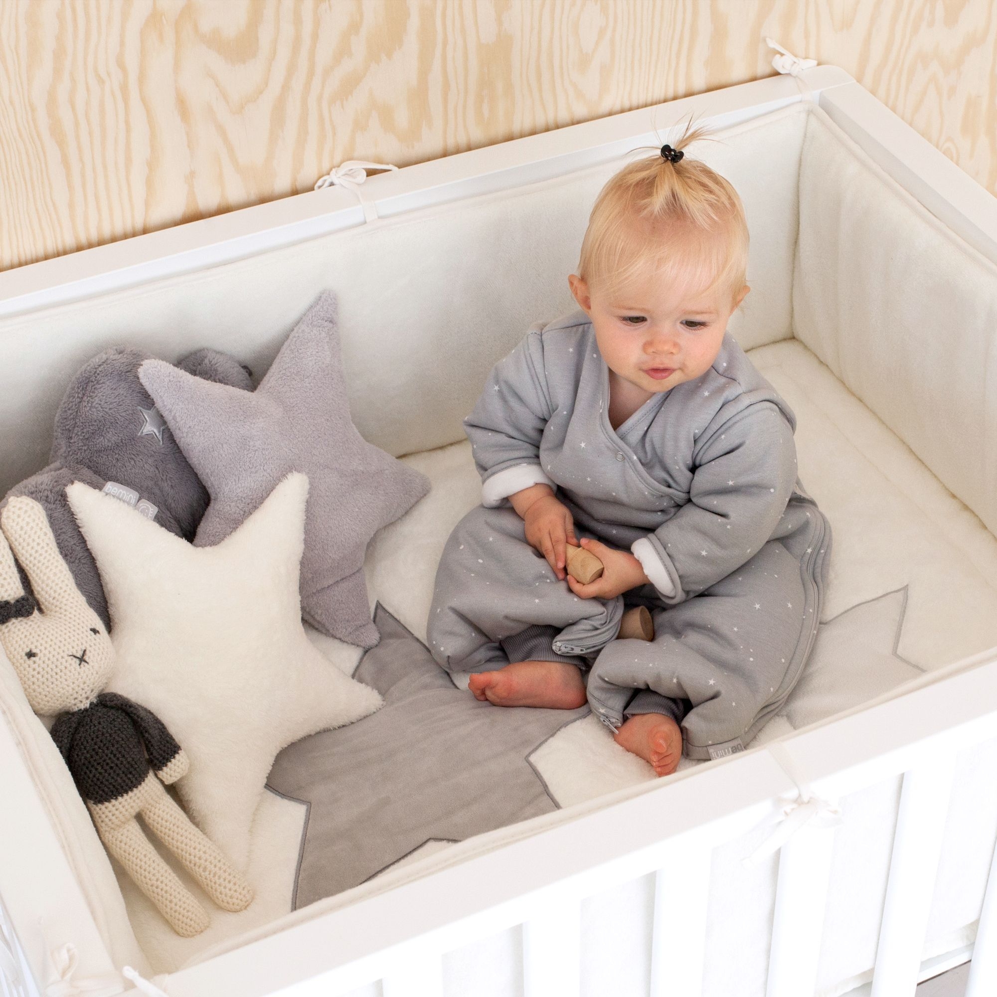 Bemini Tour De Parc 100x100 Cm Softy Ecru Made In Bebe