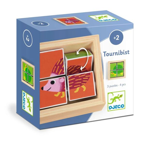 Puzzle à cubes pivotants 4 pièces Tournibist
