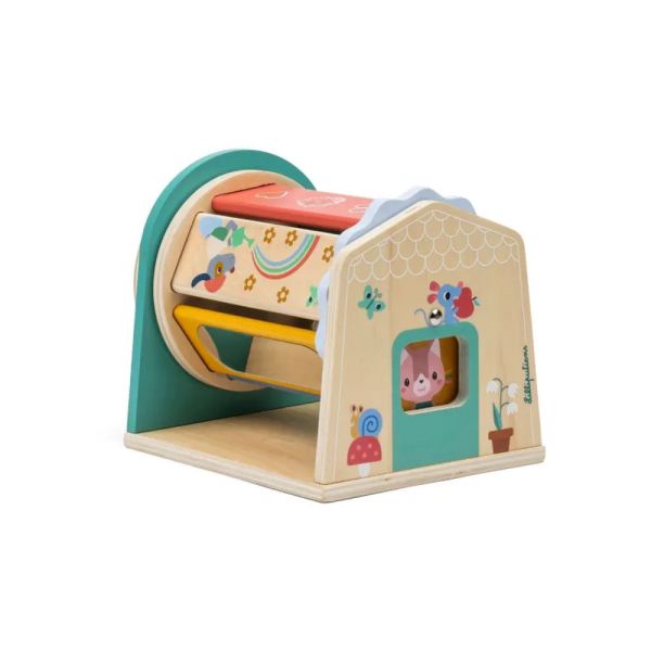 Rouleau d'activités en bois Tournicolor