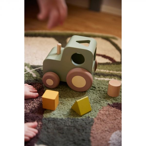 Jeu de forme à tirer - Tracteur