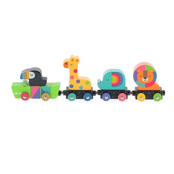 Train des animaux en bois aimantés pour enfant - Andy Westface