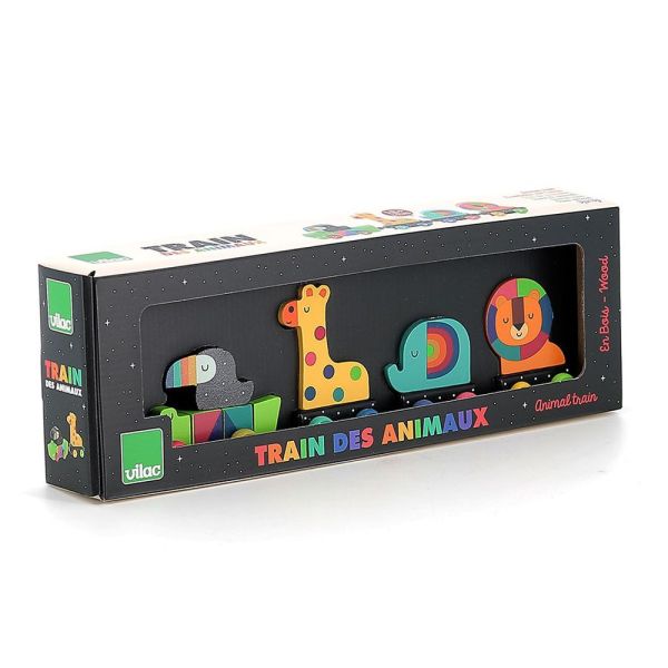 Train des animaux en bois aimantés pour enfant - Andy Westface
