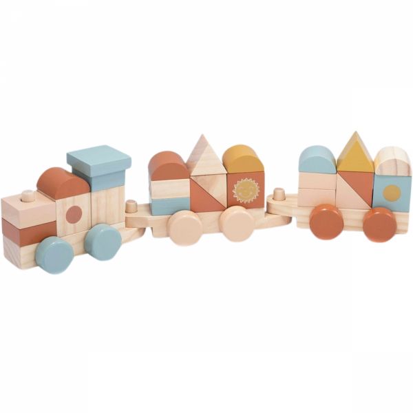 Train empilable en bois FSC