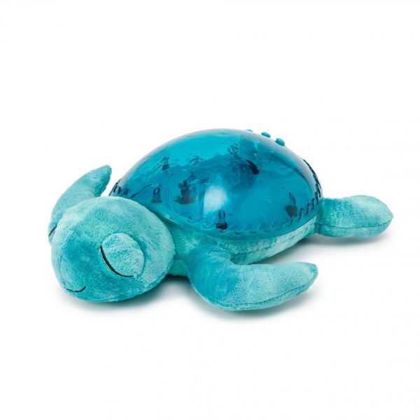 Veilleuse bébé projection plafond musicale Tortue tranquille Aqua - Rechargeable