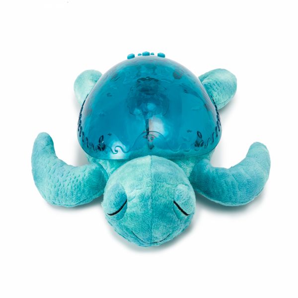 Veilleuse bébé projection plafond musicale Tortue tranquille Aqua - Rechargeable