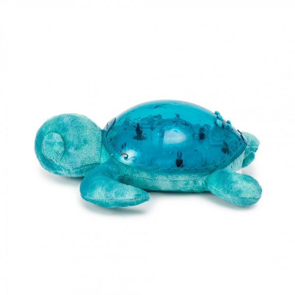 Veilleuse bébé projection plafond musicale Tortue tranquille Aqua - Rechargeable