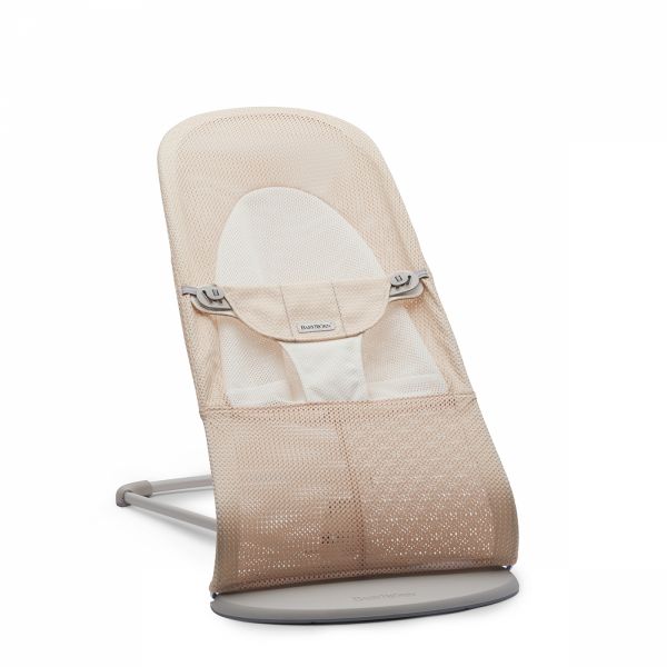 Transat bébé Balance Soft Mesh Rose nacré et blanc