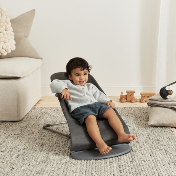 Transat bébé Bliss Coton matelassé classique Anthracite