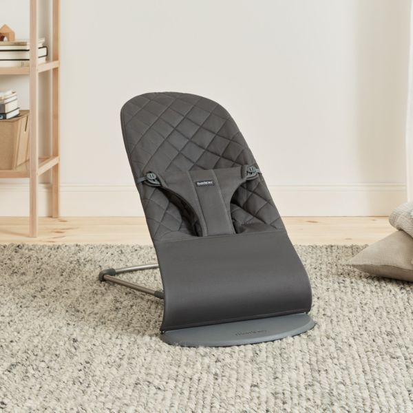 Transat bébé Bliss Coton matelassé classique Anthracite