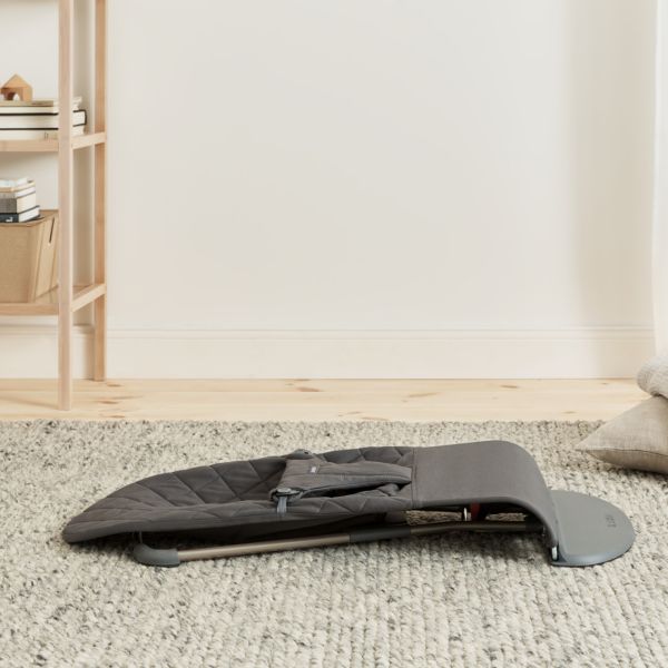 Transat bébé Bliss Coton matelassé classique Anthracite