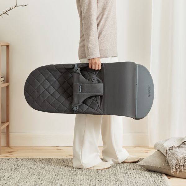 Transat bébé Bliss Coton matelassé classique Anthracite