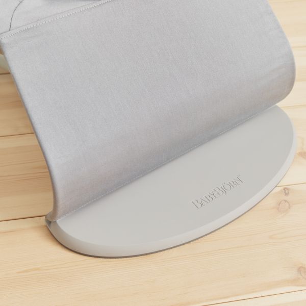 Transat Bébé Bliss Coton matelassé pétale Gris clair