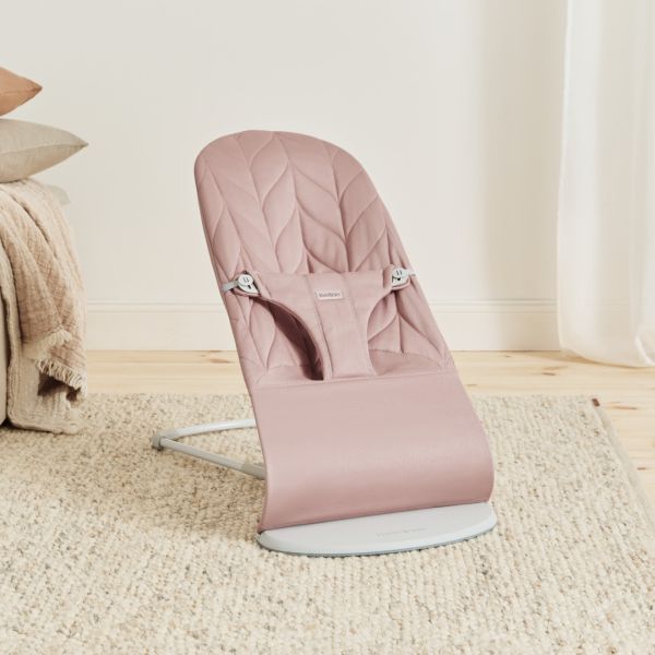 Transat bébé Bliss Coton matelassé pétale Rose poudré