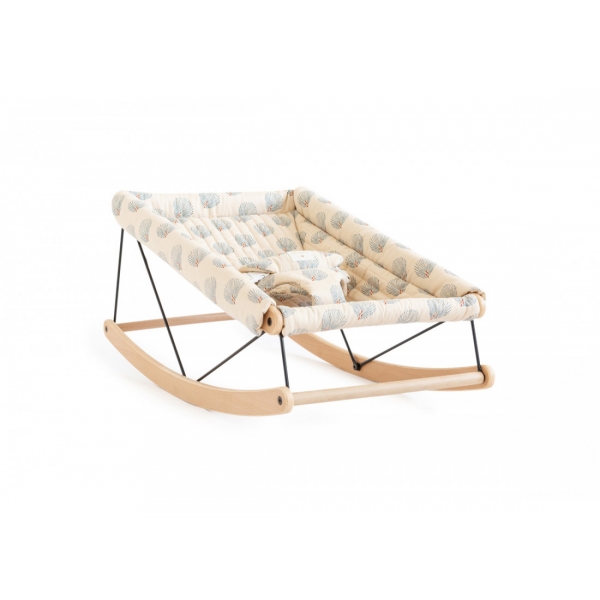 Transat bébé Growing green Blue gatsby cream