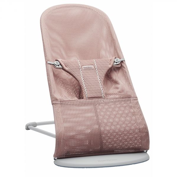 Transat bébé Bliss Mesh Rose poudré