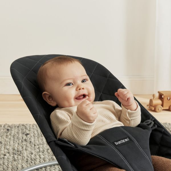 Transat bébé Bliss coton Noir