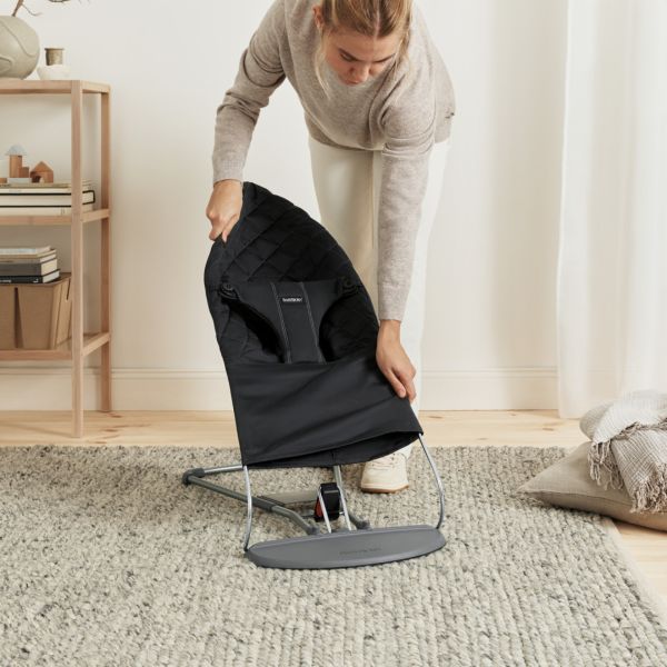 Transat bébé Bliss coton Noir
