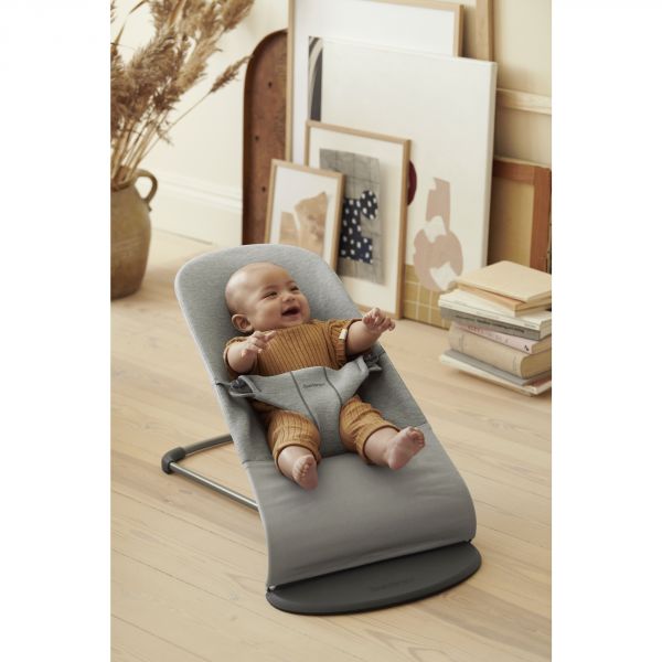 Transat bébé Bliss Jersey 3D Gris clair