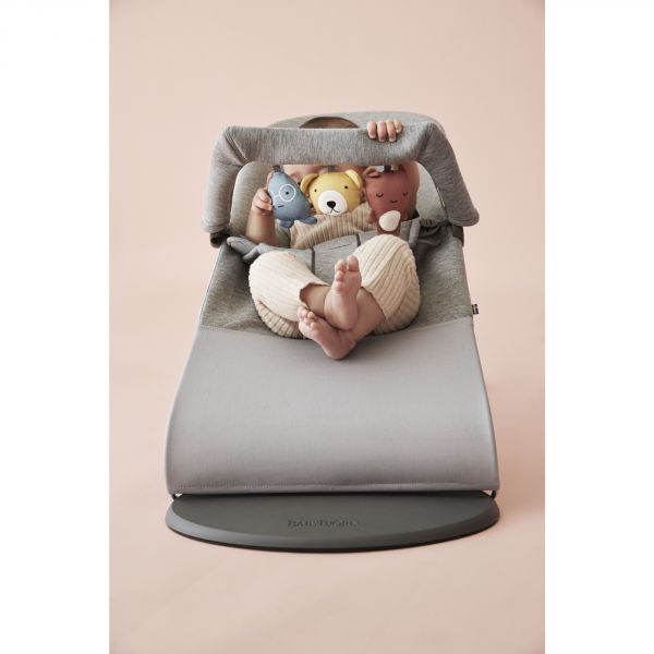 Transat bébé Bliss Jersey 3D Gris clair