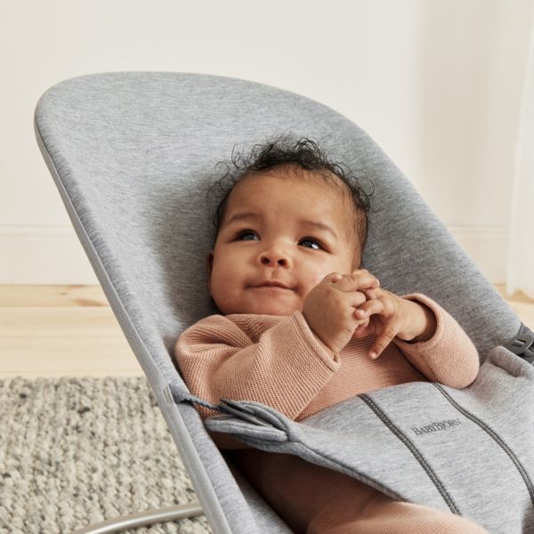 Transat bébé Bliss Jersey 3D Gris clair
