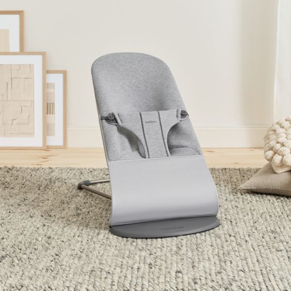 Transat bébé Bliss Jersey 3D Gris clair