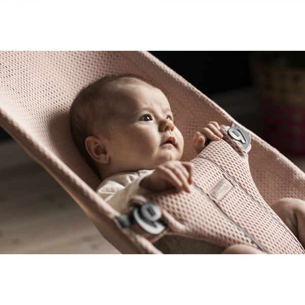 Transat bébé Bliss Mesh Rose nacré