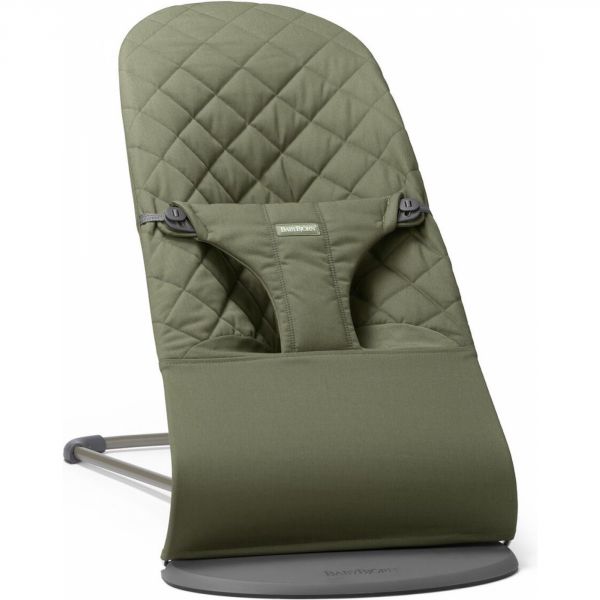 Transat bébé Bliss Coton matelassé classique vert foncé