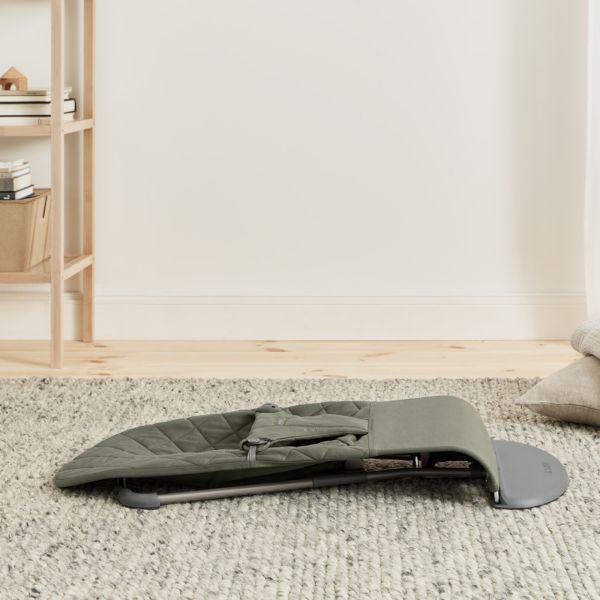 Transat bébé Bliss Coton matelassé classique vert foncé