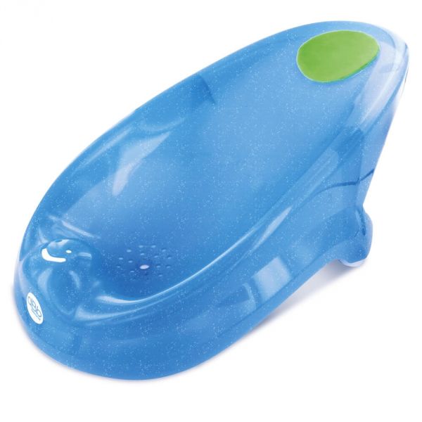 Transat de bain bleu pailleté