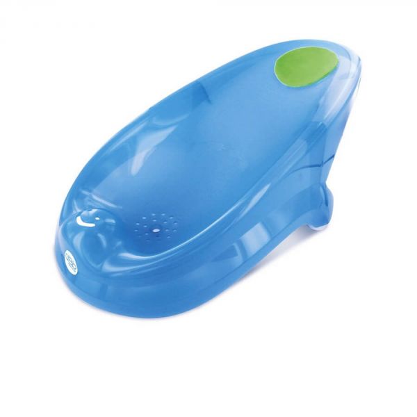 Transat de bain bleu translucide