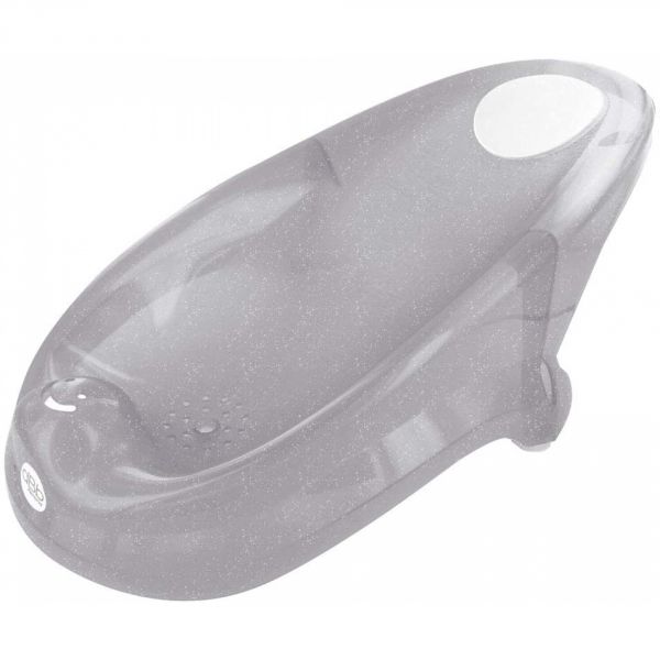 Transat de bain gris pailleté