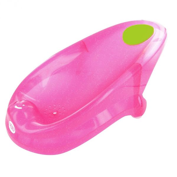 Transat de bain rose pailleté