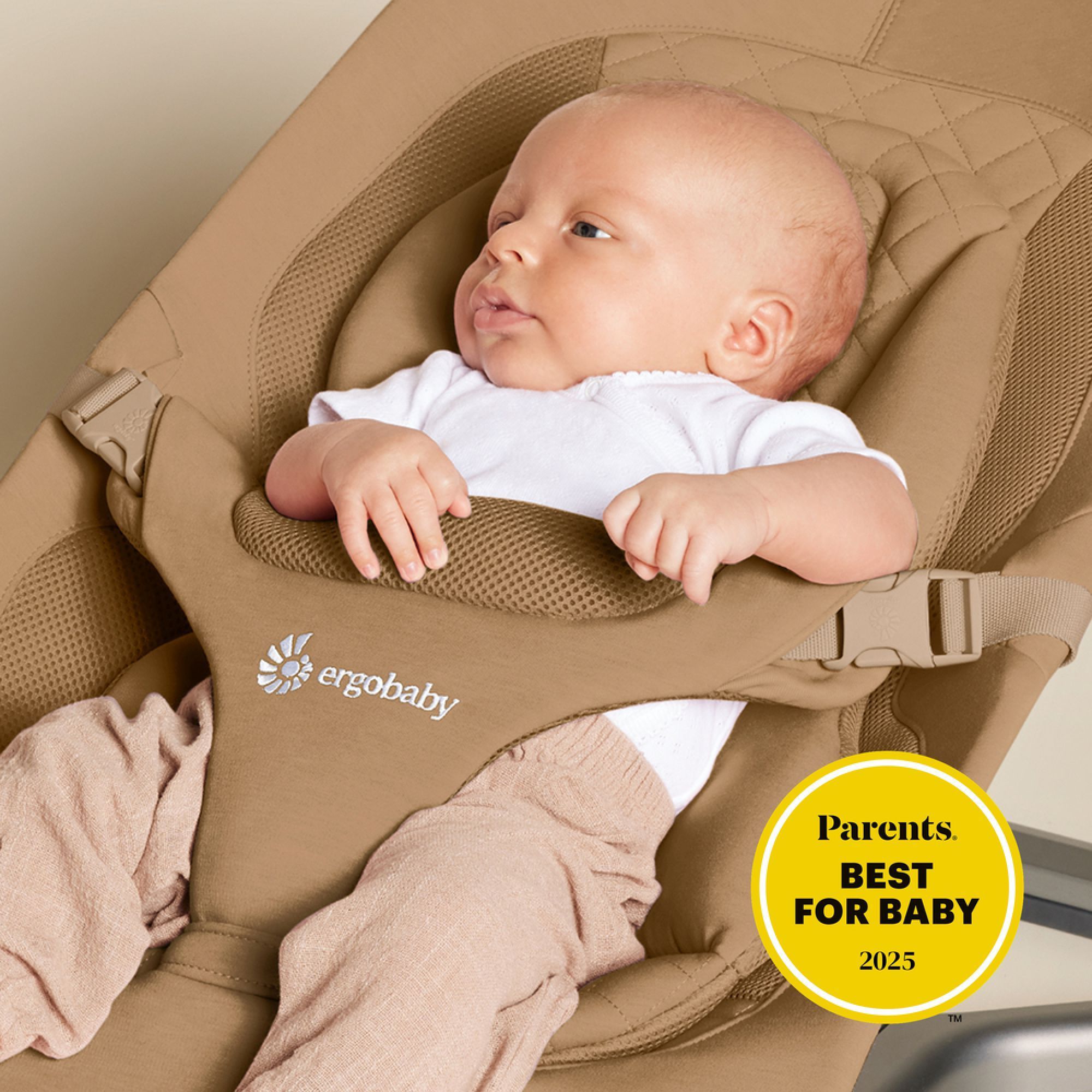 Transat Bébé Baninni Relax Classic – Design Cercle Noir, Confortable Et Pratique Pour Le Repos De Bébé