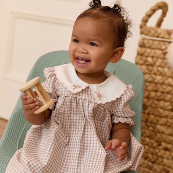 Transat bébé Evolve en tissu mesh Vert sauge