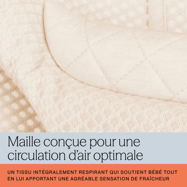 Transat bébé Evolve en tissu mesh Light grey