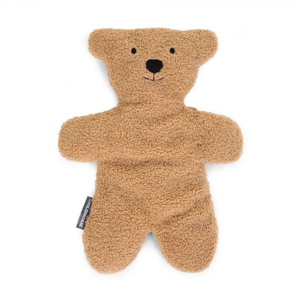 Transat pliable Eazy Relax Greige + Couverture 80x100 cm coeurs + Doudou ourson Teddy bouclette beige