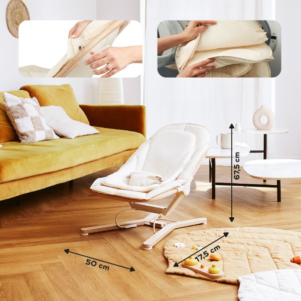 Transat bébé évolutif Swoon Flow bois