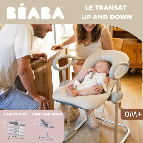 Transat bébé Up & Down V4 Argile