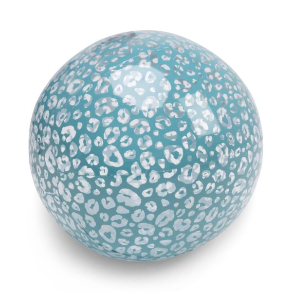Ballon de plage léopard transparent 51 cm